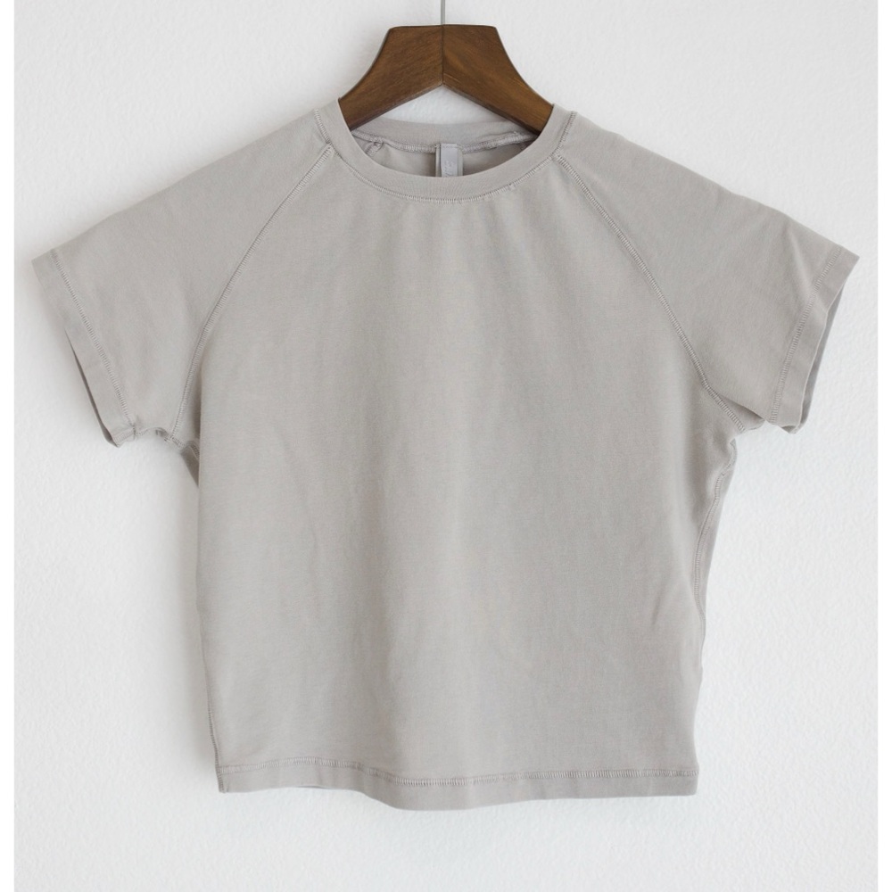 SKIMS Vintage Raglan Cropped Stretch Tee